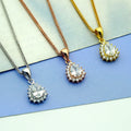 Wholesale Simple Style New Design 925 Sterling Silver Water Drop Pendant Fine Pendants