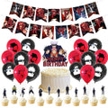 Jujutsu Kaisen Japanese Anime Theme Birthday Party Decorations Cartoon Banner Cupcake Toppers Set Kids Party Supplies Made Paper