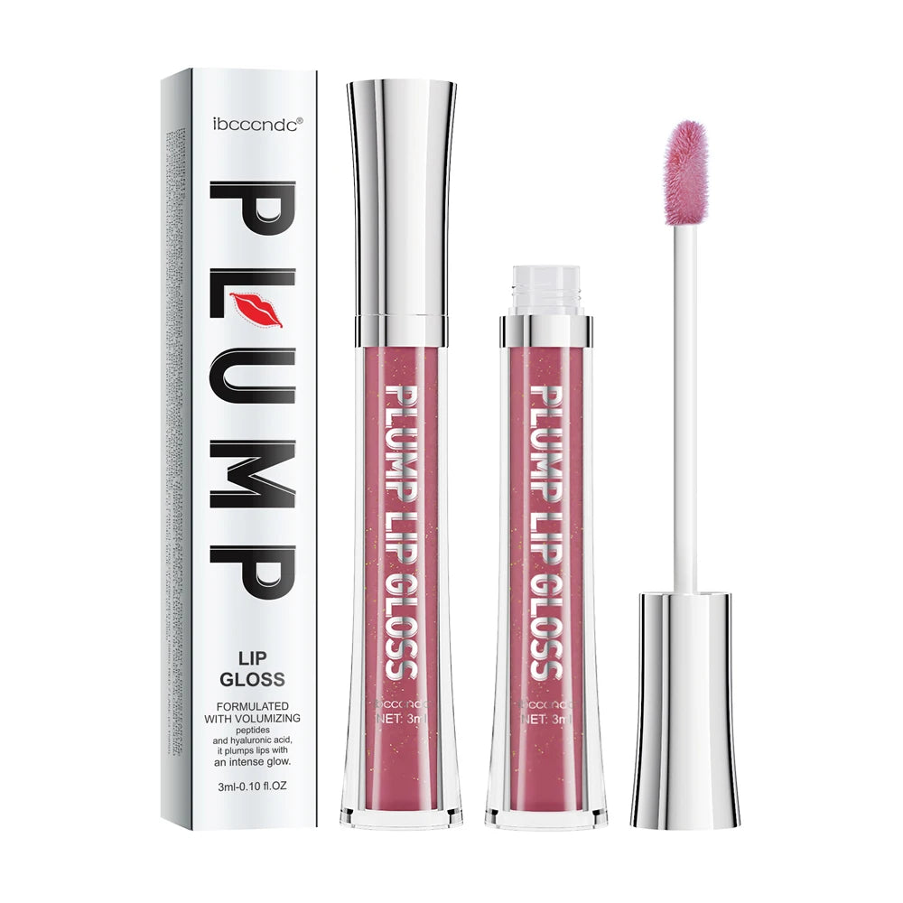 Ibcccndc 6-Color Lip Plumping Liquid Lip Gloss K1 Moisturizing Lipstick