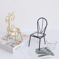 Chair  Candlestick With Metal CandleStand Decoration Metal Candle Gold Holder for Luxury Decor Glass Candle Jars