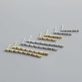 NEW Wholesale Fashion Jewelry 925 Sterling Silver Long Tassel Chain square Zircon Gold Plated Stud Earring Jewelry for Women