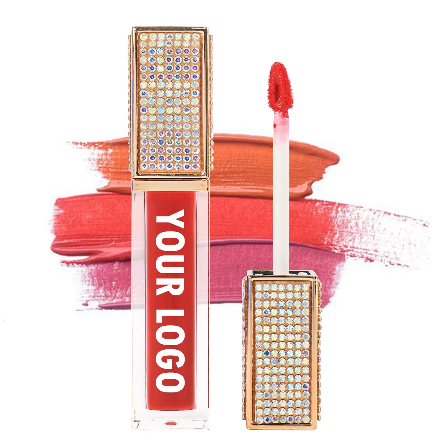 Non Sticky Vegan Liquid Lipstick Water Proof Long Lasting Waterproof Lipstick Printing Your logo Lip Gloss Vendor