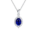 Rinntin LZN06 Custom Jewelry Drop Dainty 925 Sterling Silver Charms Necklaces Set 8A Cubic Zirconia Pendant Necklace for Women