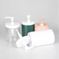 500ml 1000ml Wide Mouth Plastic Pet Lotion Pump Jar Bottle for Hair Gel Cosmetic Packaging