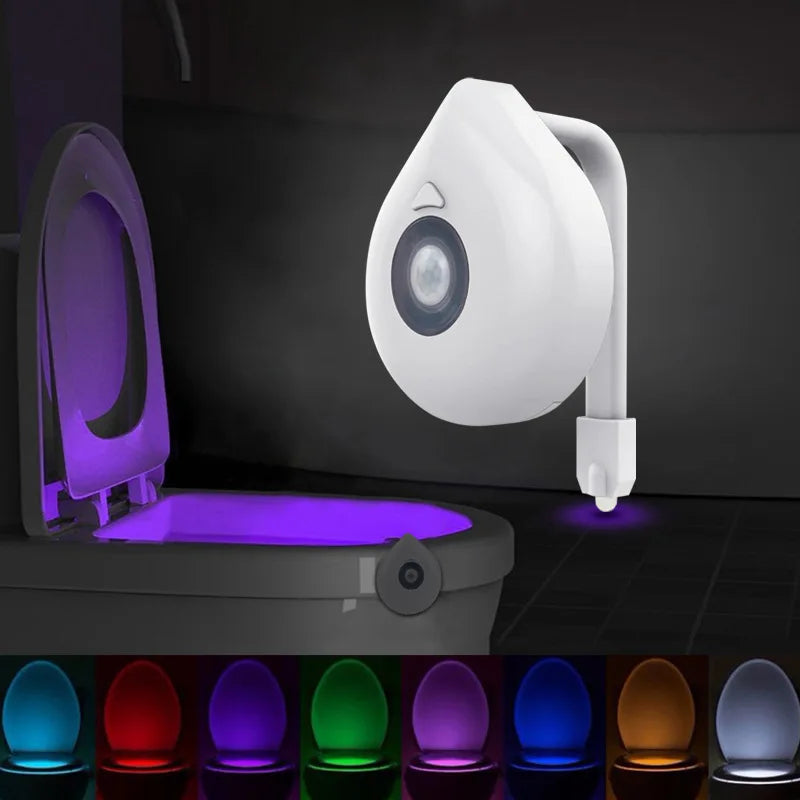 2021 OEM Hot Selling 8-Color Motion Sensor LED Toilet Light Modern Style Lightbowl Leds for Bedroom Night Lights for WC Bathroom