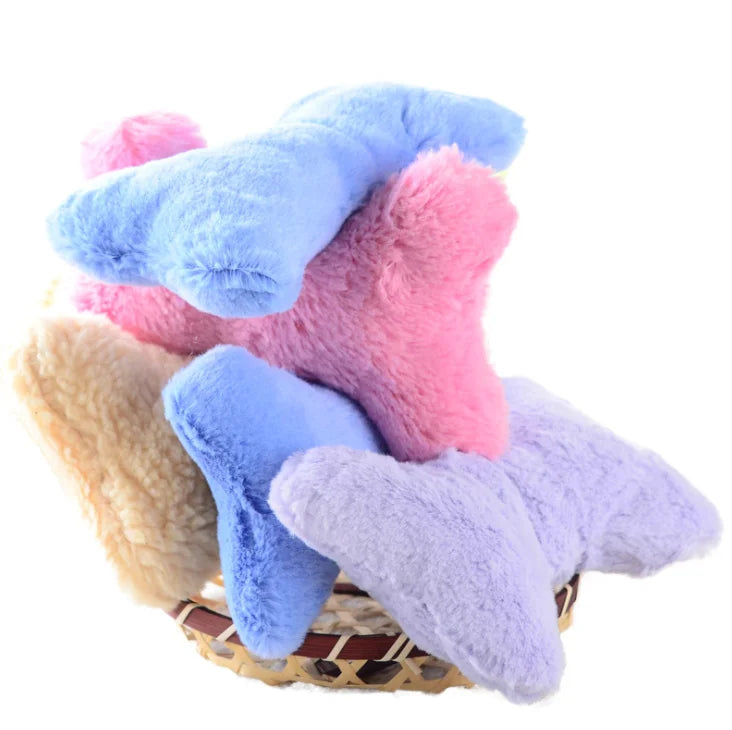 Best Selling Plush Bone Molar Bite Dog Plush Toy Interactive Squeaky Dog Toy