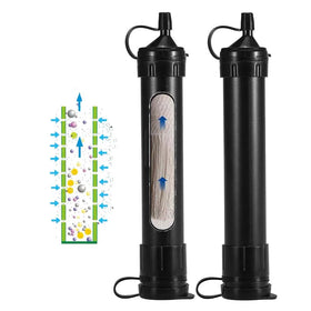 New Personal Water Filter Straw Outdoor Gear Suction Pipe Purifier Camping Hiking Survival Tool