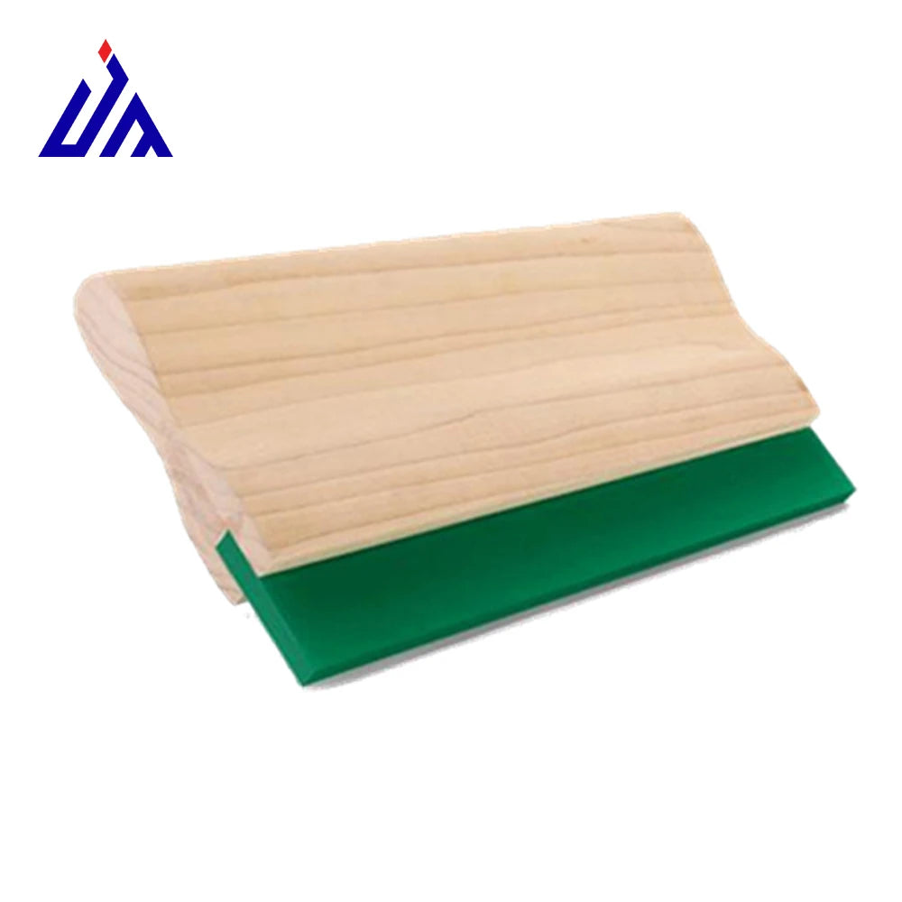 Wooden Handle Carry Blue Red Yellow Green Squeegee for Screen Printing