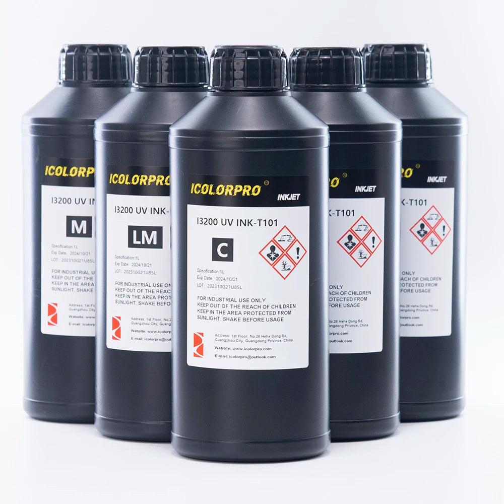 Wholesale Price CMYKW I3200 HARD UV Ink New Improved Universal Led Uv Inkjet Ink for GH2220 I3200 G5I Printhead
