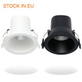Ugr19 Black & White 3W LED Recessed Cabinet Mini Spot Light Modern Down Light for Indoor Hotel Lighting IP44 Rated