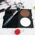 2-Color Natural Face Contouring Minerals Palette Concealer Bronzer Powder for Enhanced Face Makeup