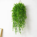 YO008 Wholesale Artificial Hanging Plant Artificial Vine Eucalyptus Leaves Wall Hanging for Wedding Indoor Out Door Decoration