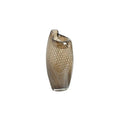 Creative Modern Minimalist Light Coffee Striped Glass Vase for Wedding Home Decoration