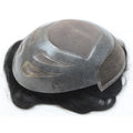 Men Toupee Mono Base with Pu Around and Lace in Front Natural  Human Hair Men Toupee