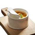 White Tin Can Shaped Ceramic Dinner Plates Hotel Restaurant Tableware Serving Soup Bowls Sauce Dishes for Home