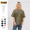 Men's Custom 270G High Quality Oversized Gradient American Street T-Shirt 100% Cotton Heavyweight Washed Technique Drop Shoulder