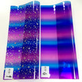 0.4mmTranslucent SuperClear Gradient Colored Tpu Transparent  Iridescent Lamination Film Rainbow TPU Film  for Making Cosmetic B