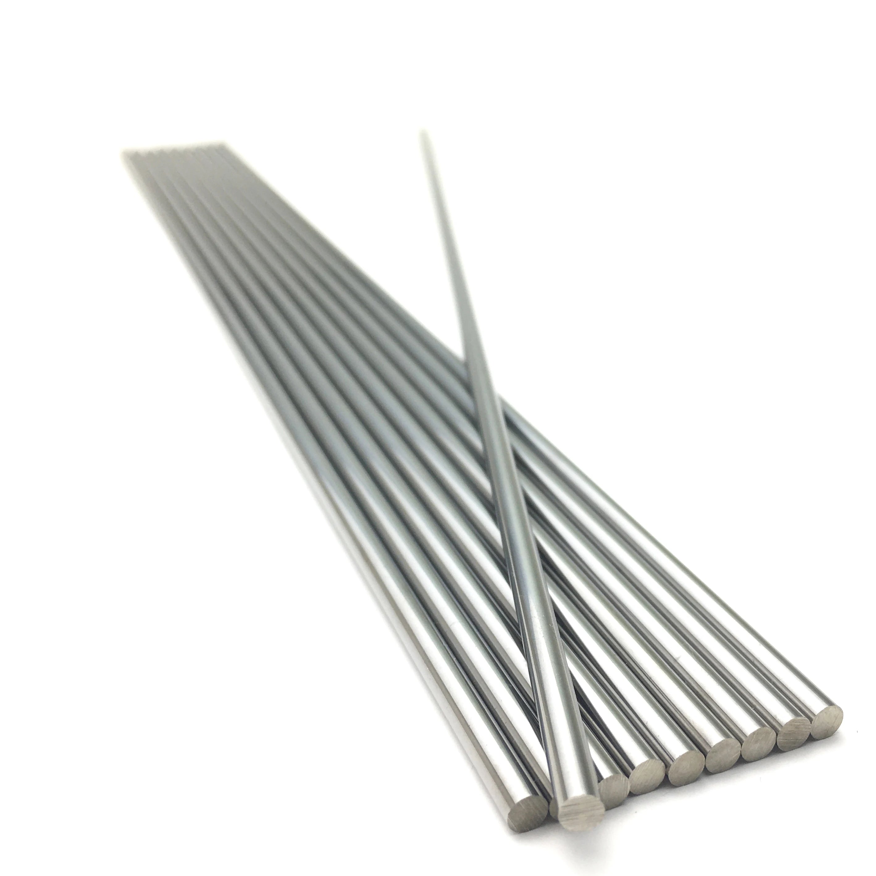 YL10.2 H6 Ground Polished Dia 4.0*0.5*330mm Hole Tungsten Carbide Rod