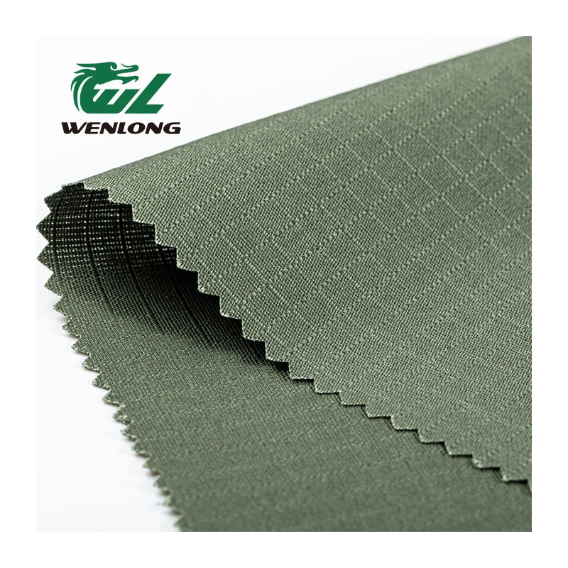 RTS Am Green Plain Dyed T/C 80/20 Anti Tearing Camouflage Ripstop Woven Fabric for Tactical Gears