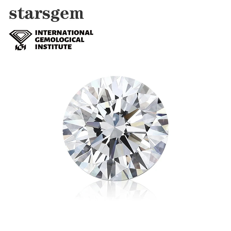 Starsgem 3CT Lab Diamant VVS VS High Quality Wholesale HPHT CVD Round Igi Certified G Color EFG Color Lab Grown Diamond