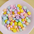 Pastel Resin Chocolate Chips Morsels Flatback Cabochon Kawaii DIY Resin Crafts Decoration Miniature Resin Food for Phone
