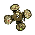 4x500W Die Casting Aluminum Body IP23 Electric Patio Parasol Heater Free Standing Outdoor Umbrella
