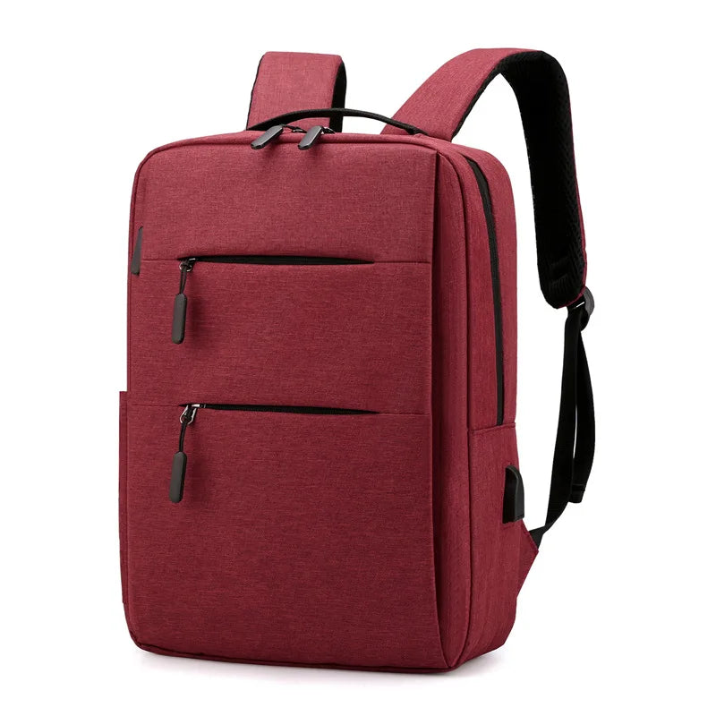 Low Moq Large Capacity Multifunction Oxford USB Charger Backpack Smart Laptop Backpack Bag with USB Charging Port