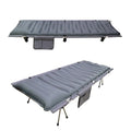Folding Camping Cot Heavy Duty Adults Portable and Lightweight Cots  Foldable Steel Frame Sleeping Bed for Camp Office Indoor
