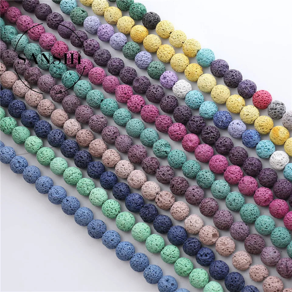 Wholesale Factory Custom 8mm Color DIY Jewelry Accessories Stone Beads