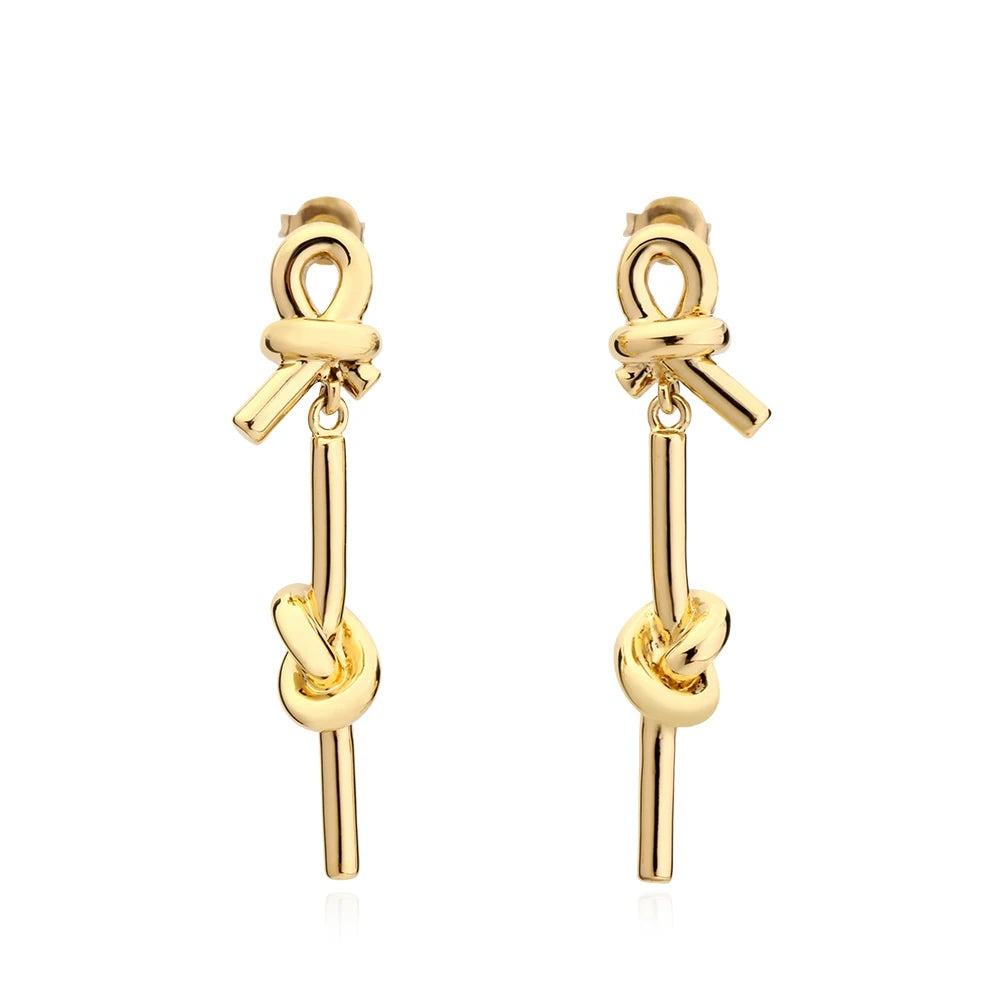 New Style Earring Gold Plated Drop Earrings for Women Big Long Earrings Jewelry Brincos.