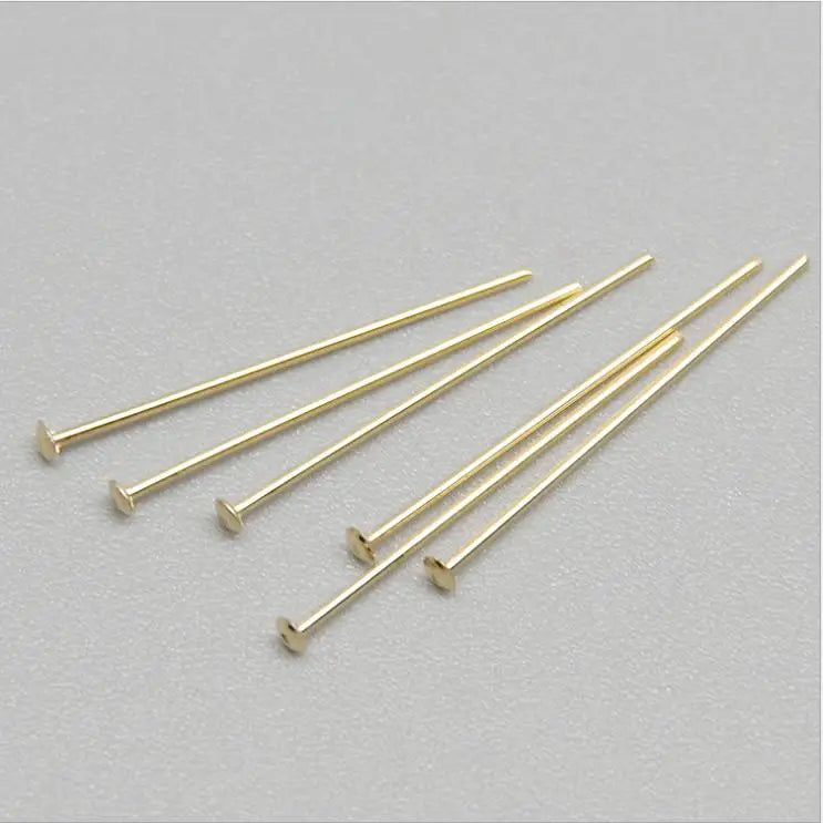 Wholesale 14K Gold Filled Headpin High Quality Fashion Jewelry Making Findings Different Size for Choice 1337558