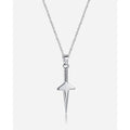 Dainty Peraonzlied Jewelry Women Stainless Steel Swords Pendant Necklace Casual/Sporty Style Anniversary Wholesale