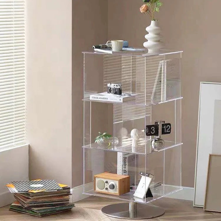 Custom Home Furniture Rotating Acrylic/Perspex Display Case s Book Display Cabinet Showcase