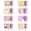 Hot Selling Handmade Food-Grade Silicone Ice Cream Popsicle Mold Kids' Friendly Tool