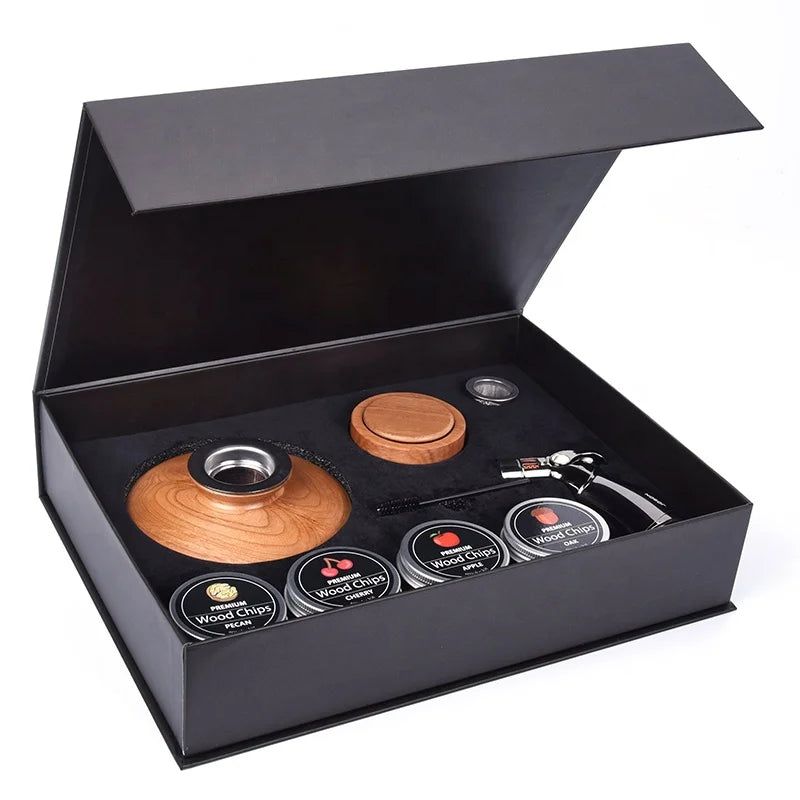 Old Fashioned Cocktail Smoker Kit With Torch Custom Smoker Infuser With Wood Chipsu