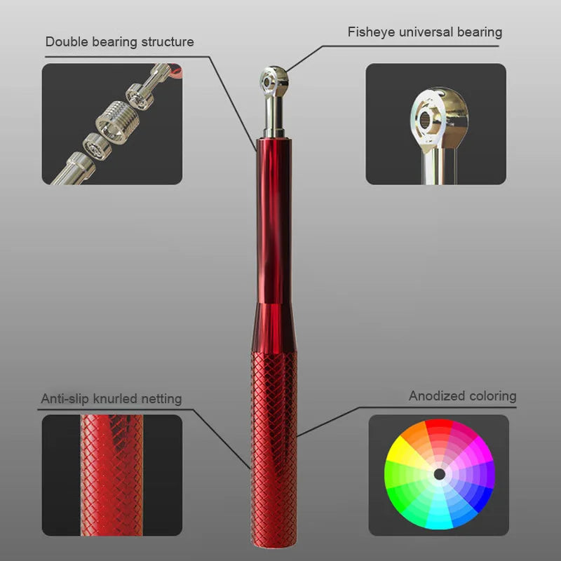 Speed Jump Rope Anti-slip Handle Jump Rope Steel Wire Racing Bearing Skipping Rope