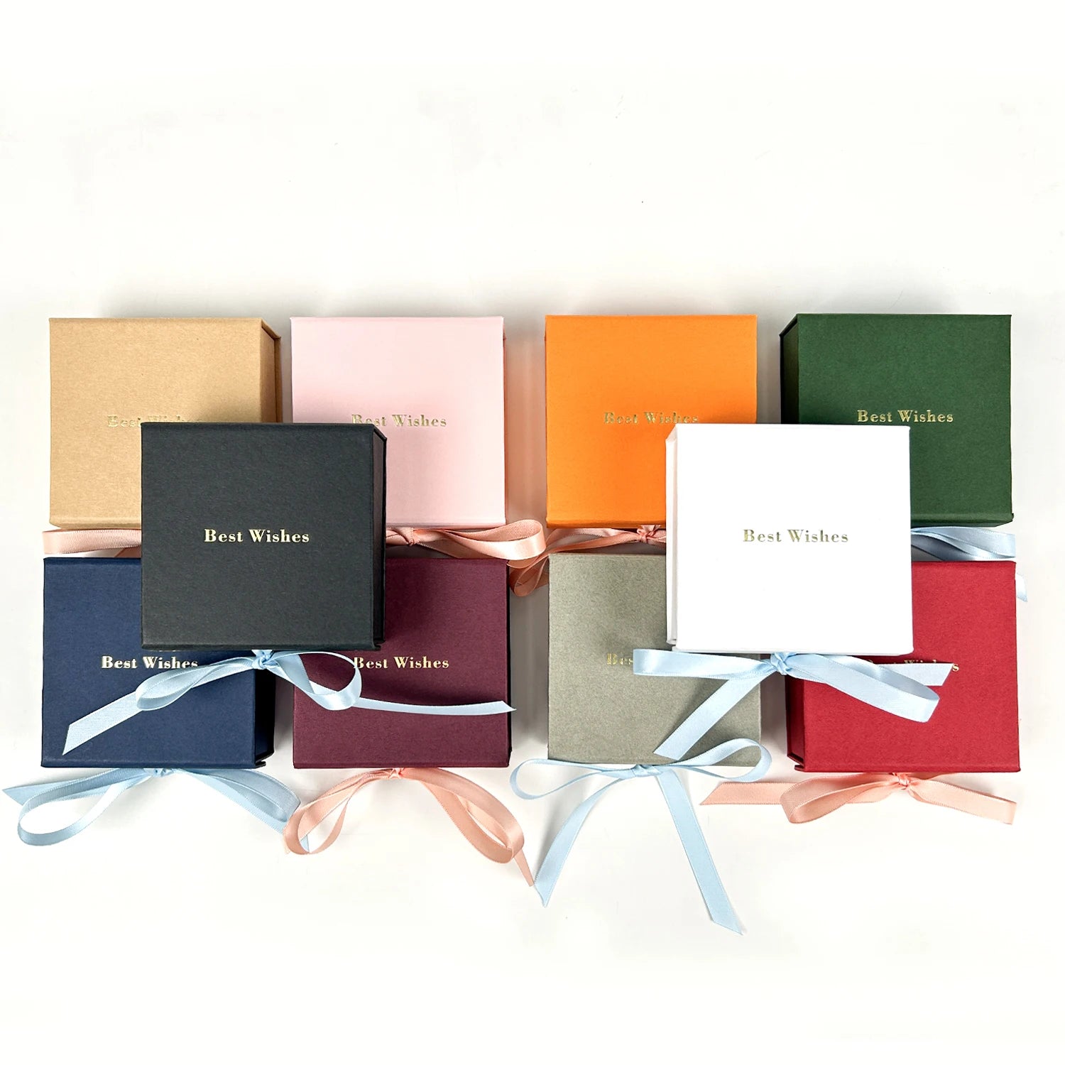 Custom Recycled Multifunction Cardboard Paper Folding Jewelry Boxes Recyclable Fold Box Pouch for Earrings Necklaces Rings