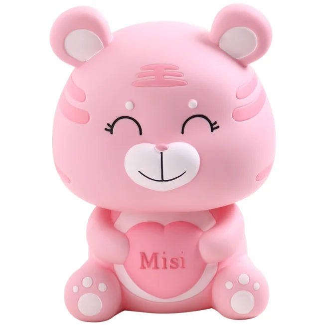 New Cute tiger Piggy Bank Creative Children's Gift Piggy Bank Creative Resin Large-capacity Fall-proof Piggy Bank