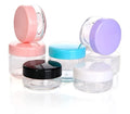Hot Sale 10/15/20 Gram Empty Cosmetics PET Jars Purple/Pink/Blue/White/Clear/Black for Skin Care Eye Cream PS Base Material