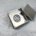 Hotel and Bathroom Popular Use 4 Inch Tile and Marble Insert Concealed Style Shower Floor Drain