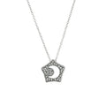 2020 Wholesale New Fashion Custom Pendant Chain Jewelry Gifts Star & Hollow Moon Rhinestone Necklace for Women & Girls