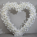 JCF130 White Heart Flower Proposal Layout Wedding Decoration Simulation Flower Decoration Artificial Flower