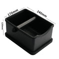 Professional Stainless Steel Coffee Knock Box Kitchen Bar Barista Tools Silicone Case Black Metal Espresso Portafilter Knock Box