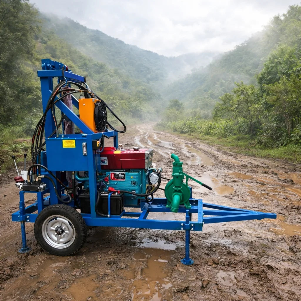 Manufacturer's Best-selling 150m Maximum Drilling Depth Water Well Drilling Rig for Farms and Rural Areas