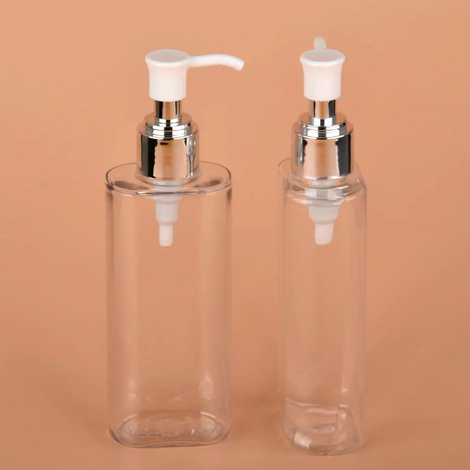 Hot Sale 170ml Plastic Bottles Screw Cap Custom Logo Lotion Shampoo Bottle for Body Wash Shampoo Empty PETG Plastic Bottle