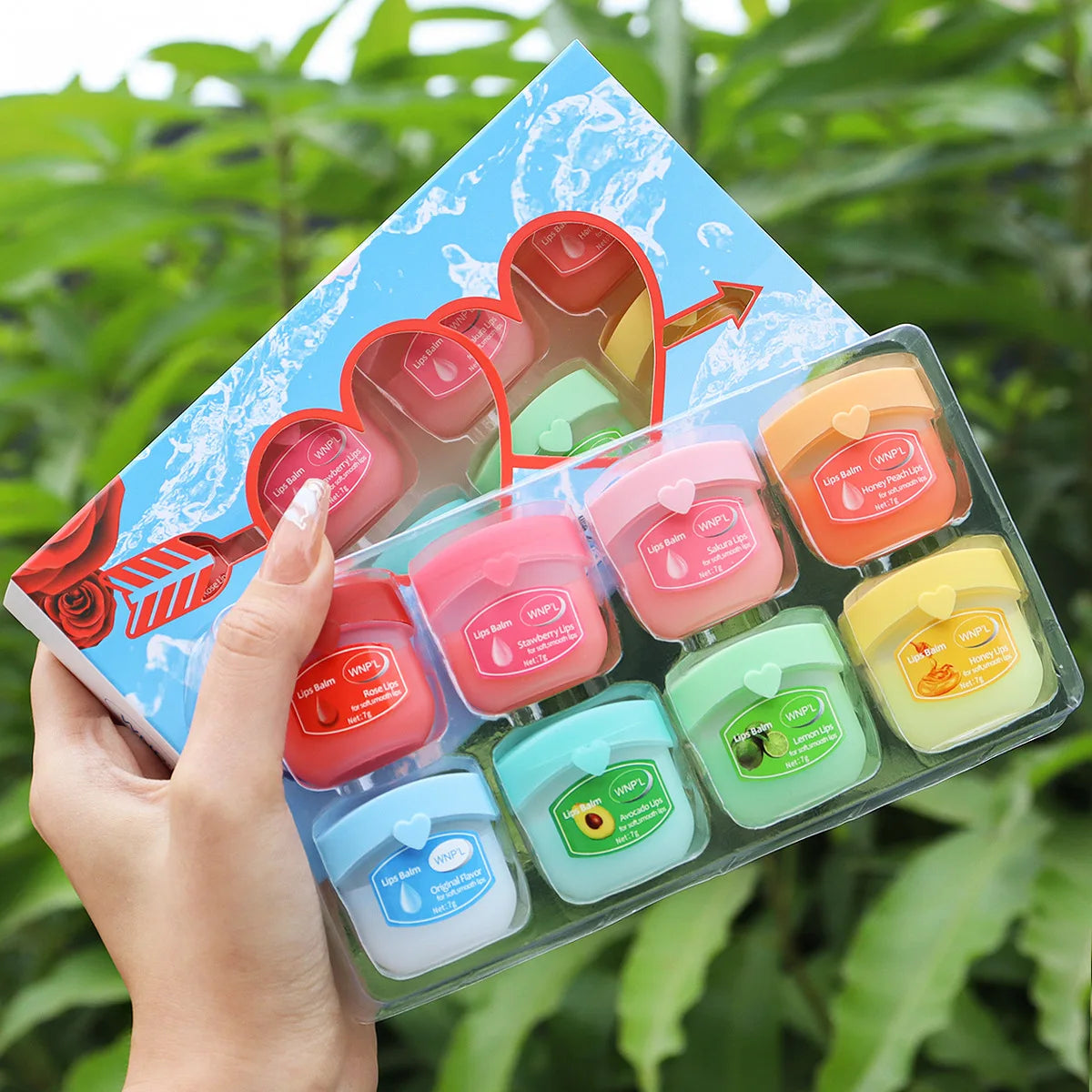 LB14A Cute Organic Jelly Lip Mask Set Hydrating Vegan Moisturizing Repairing Lip Care Balm Lip Balm Collagen Set Manufacturer
