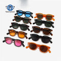 Teenyoun Oval Women Sunglasses Retro Rivets Gradient Shades UV400 2024 Wholesale