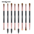 Beauty Planet Double Sided Customized Makeup Brush Synthetic Hair with Lip Eyebrow Eyeliner Eyelash Concealer Compatible Brush