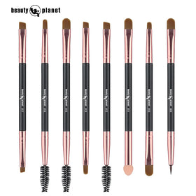 Beauty Planet Double Sided Customized Makeup Brush Synthetic Hair with Lip Eyebrow Eyeliner Eyelash Concealer Compatible Brush