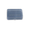 Mini Storage Tool Box Transparent Rectangle  Plastic Box 9.5 cm Length PP Material